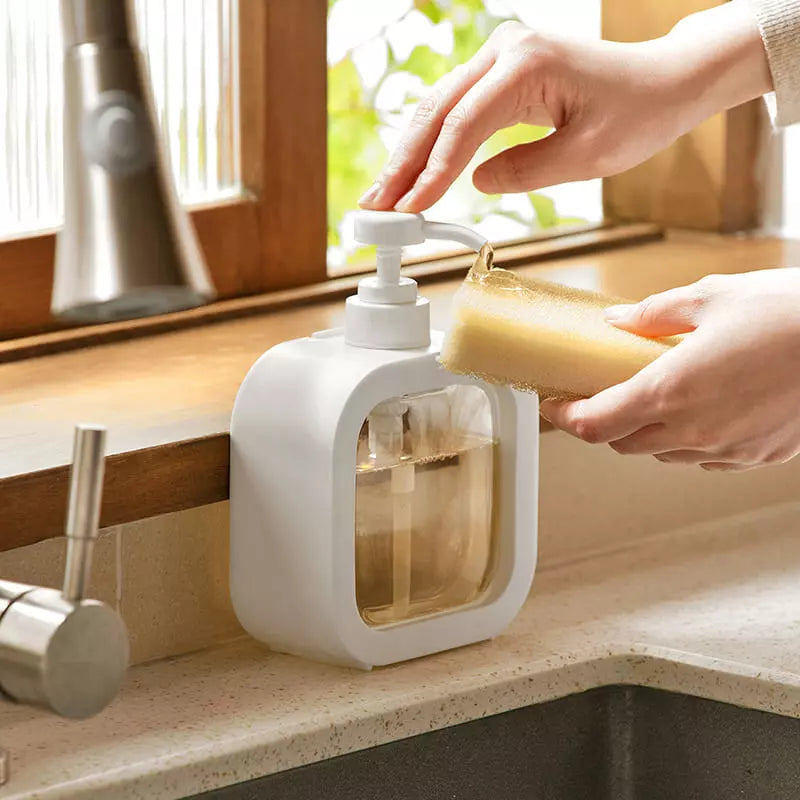 Dispenser de Sabonete Líquido Abs para Banheiro e Cozinha