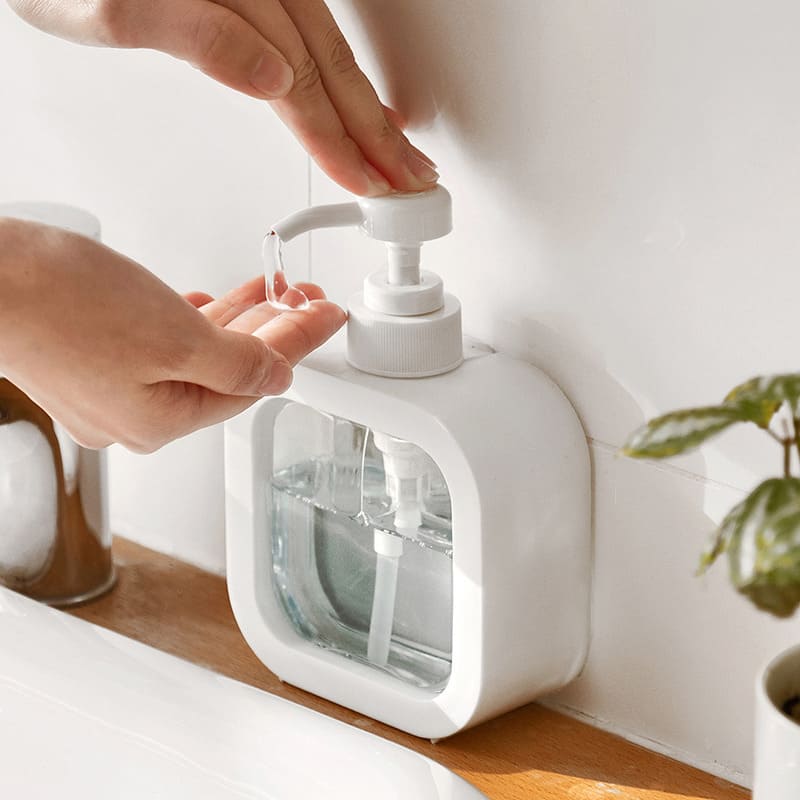 Dispenser de Sabonete Líquido Abs para Banheiro e Cozinha