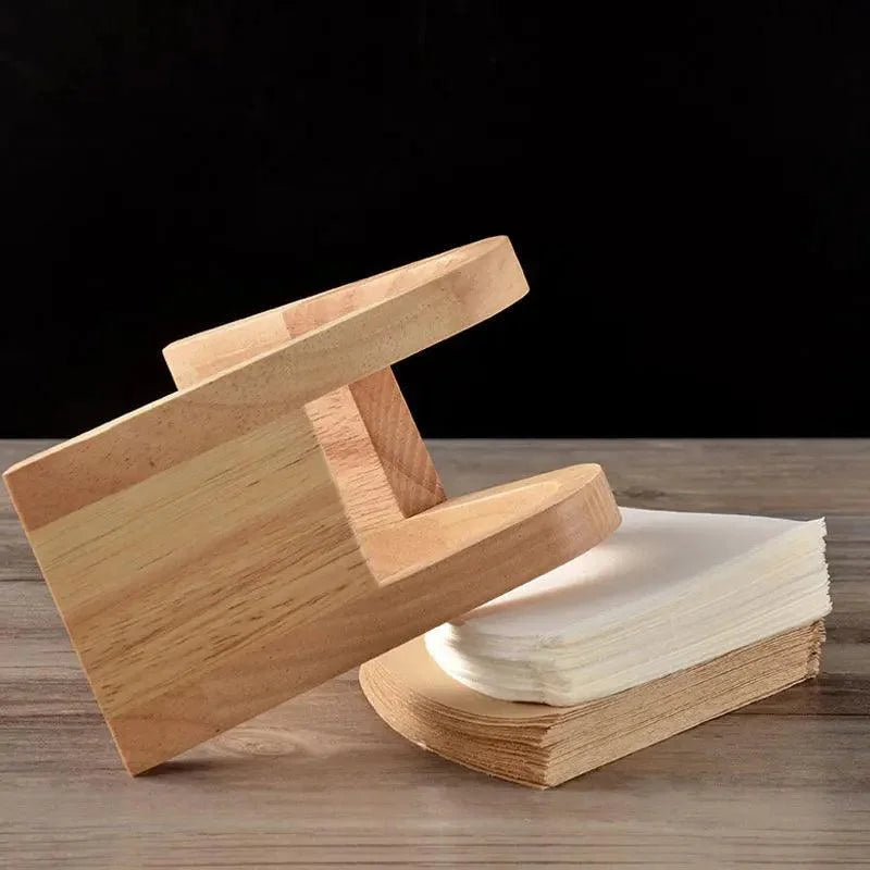 Suporte para Filtro de Café em Bambu Maciço Vertical