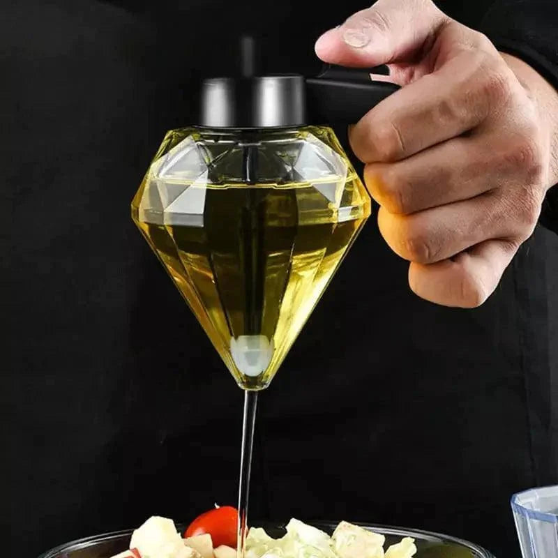 Meleira de Vidro Dispenser para Mel com Base de Aço Inox