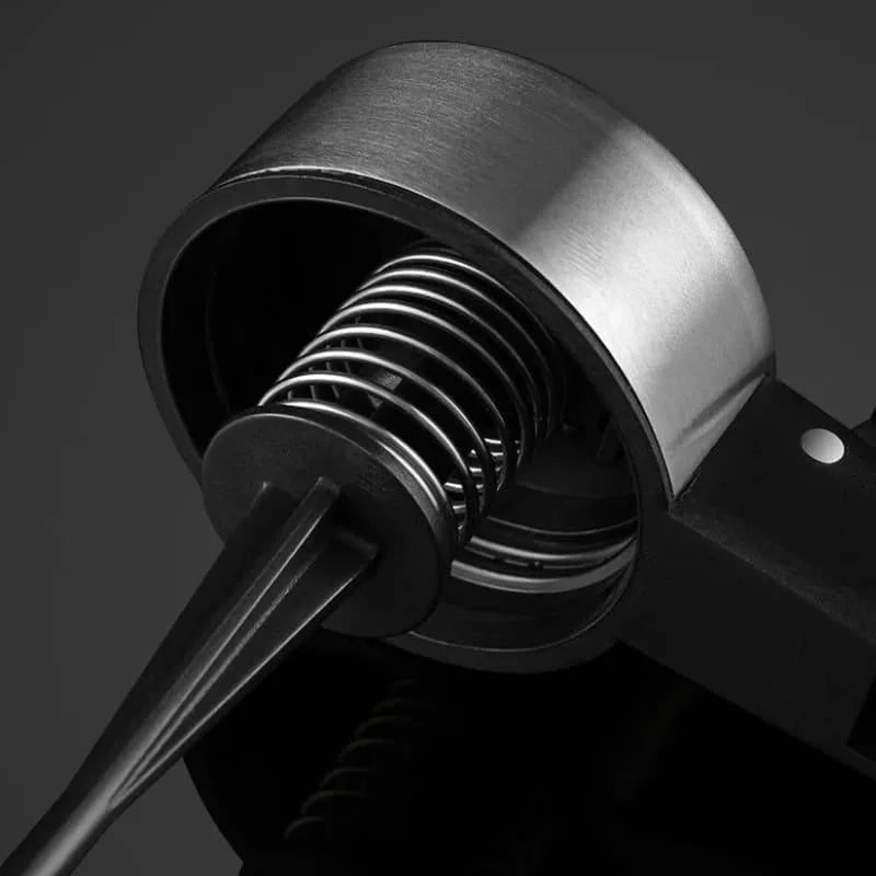 Meleira de Vidro Dispenser para Mel com Base de Aço Inox