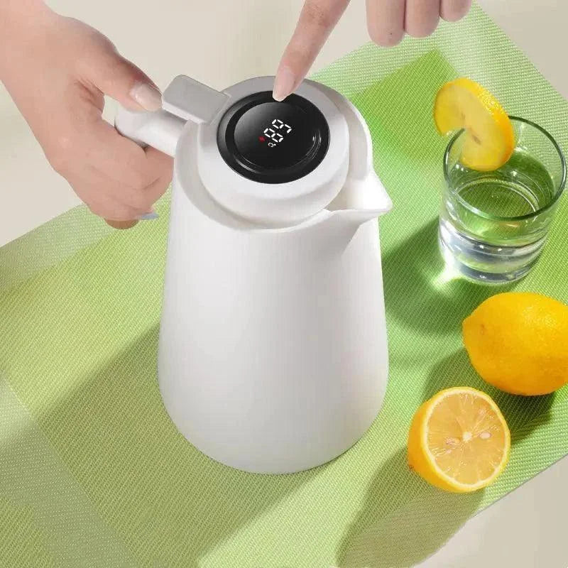 Garrafa Térmica com Termômetro Digital para Café e Chá