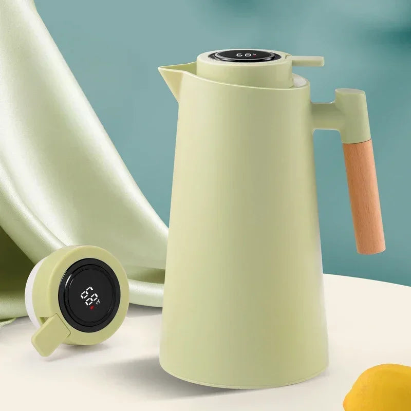 Garrafa Térmica com Termômetro Digital para Café e Chá