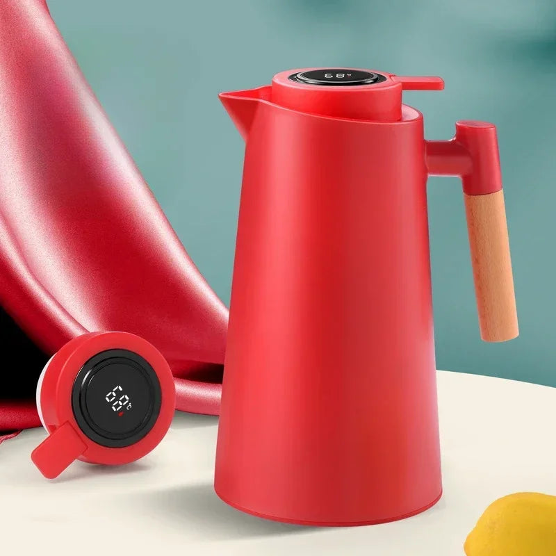 Garrafa Térmica com Termômetro Digital para Café e Chá