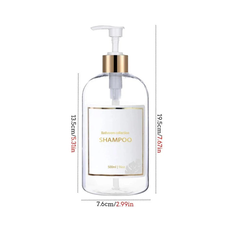 Kit Dispensador de Sabão Líquido 3 Peças para Banheiro