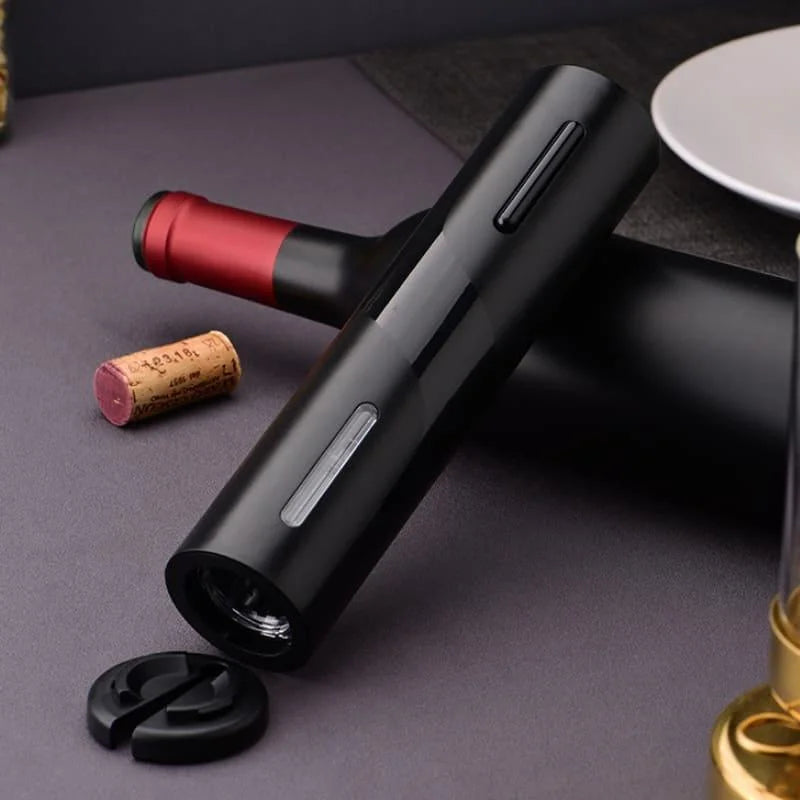 Abridor de Vinho Elétrico Recarregável com Design Sofisticado