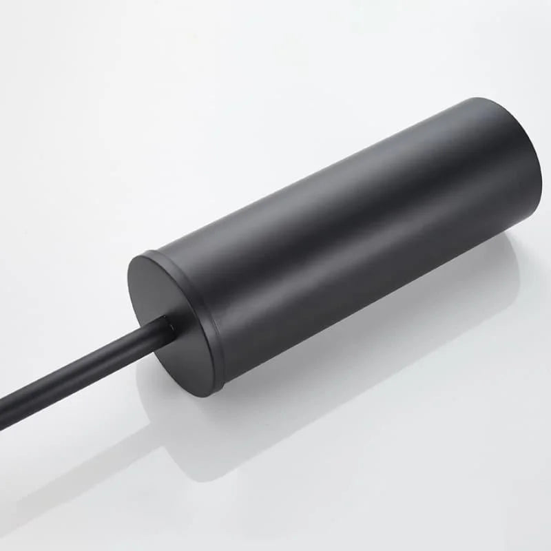 Escova Sanitária de Alumínio com Suporte para Banheiro