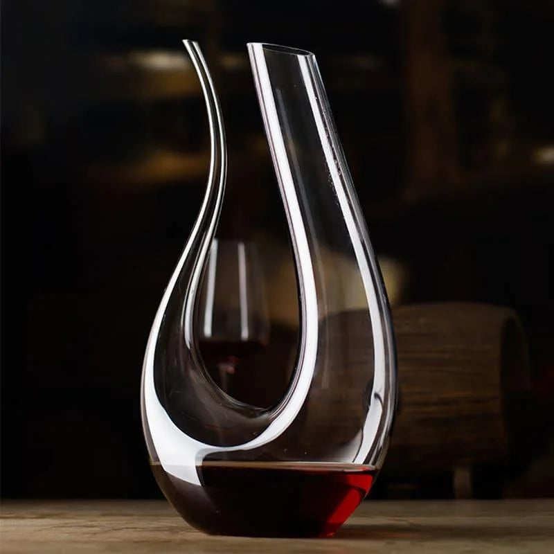 Decanter de Vinho de Vidro em Formato de Cisne 1500ml