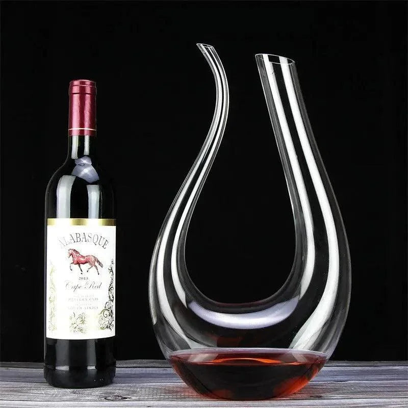 Decanter de Vinho de Vidro em Formato de Cisne 1500ml