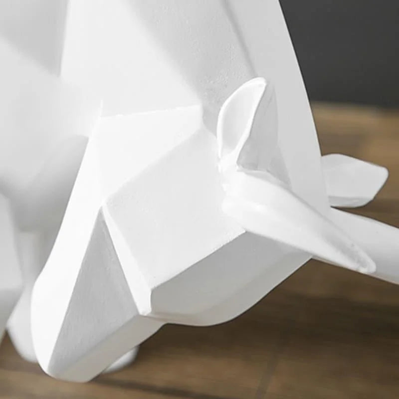 Estátua de Touro em Resina para Decoração de Mesa