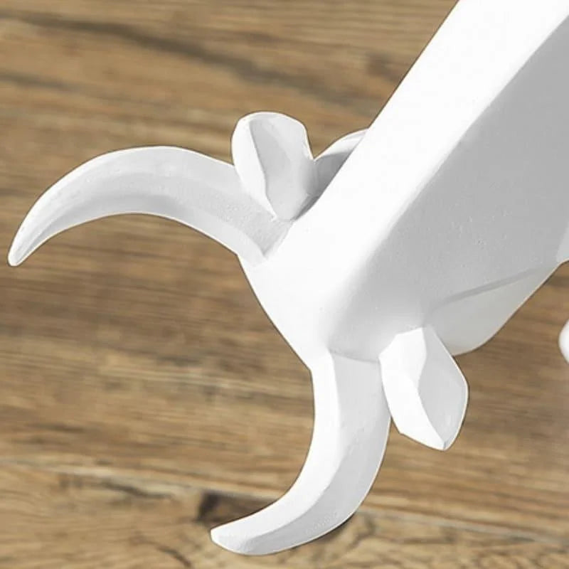 Estátua de Touro em Resina para Decoração de Mesa