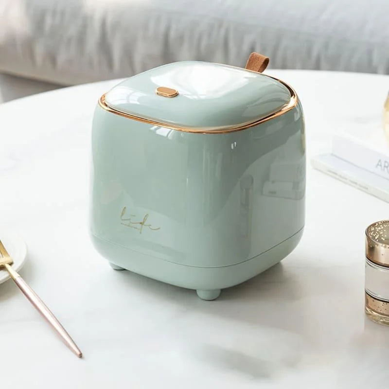 Lixeira de Mesa Automática com Sensor para Banheiro e Cozinha