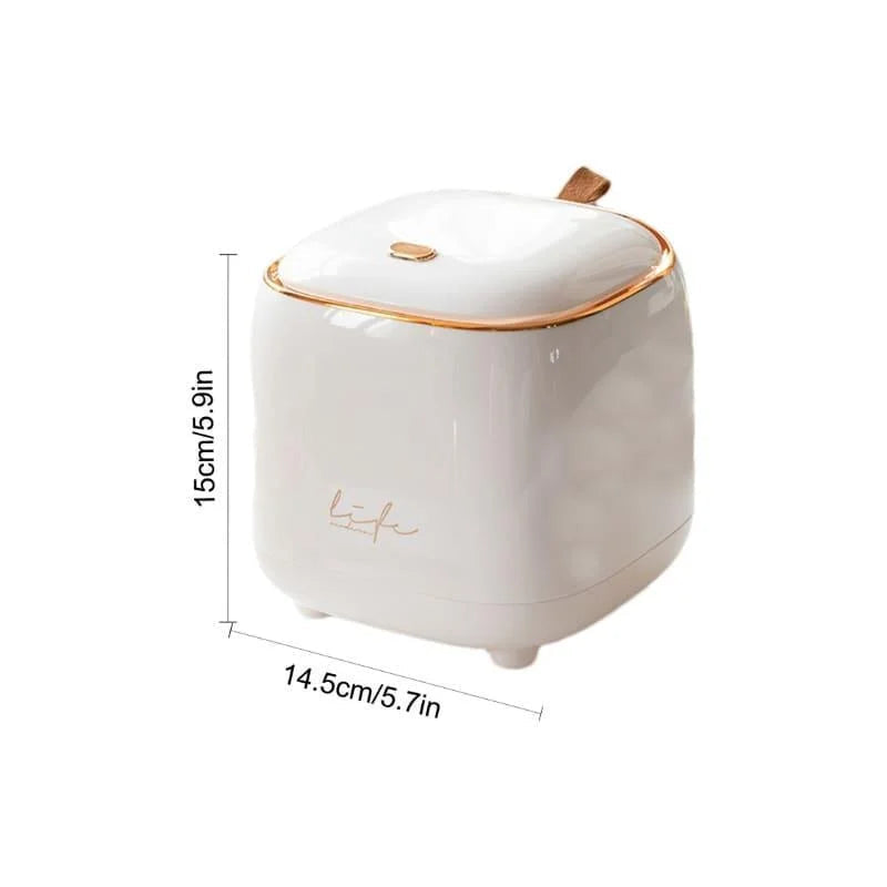 Lixeira de Mesa Automática com Sensor para Banheiro e Cozinha